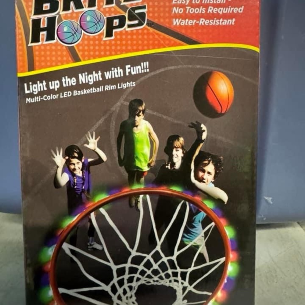 Lights for basketball hoop. New